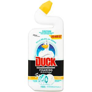 Duck WC gél bieliaci Citrus 750ml zabíja 99,9% baktérií                         