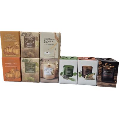 Sviečka sklo vonavá praskajúca drevený knôt 150g                                