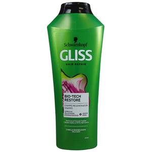 Gliss šampón bio-tech restore 370ml obnovujúci regeneračný o 90% silnejšie vlasy