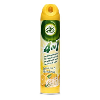 Air Wick osviežovač vzduchu v spreji 240 ml Lemon & Ginseng                     