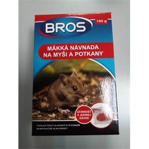 Bros mäkká návnada na myši a potkany 150 g                                      