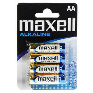 Baterky maxell alkalické AA 4ks LR6  1.5V                                       