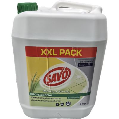 Savo 5L Lemongrass na  podlahy a povrchy                                        