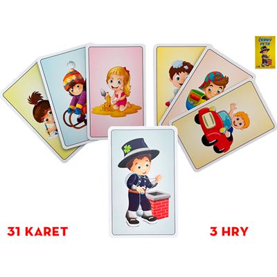 Karty Čierny Peter 31ks v krabičke                                              