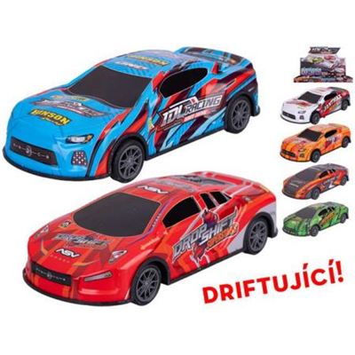 Auto driftujúce 17,5cm na zotrvačník kovové 3 farby                             