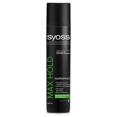Syoss max hold lak na vlasy 400ml 5                                             