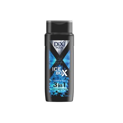 Dixi man shower gel ICE BOX 3in1, 250ml                                         