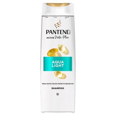 Pantene aqua light šampón 400ml pre obnovu vlasov bez života                    