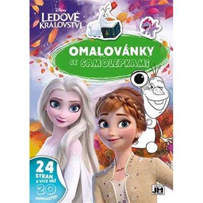 Omaľovánka so samolepkami Ľadové kráľovstvo  640                                