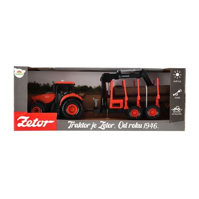 Traktor Zetor s vlekom 36cm s nakladačom                                        