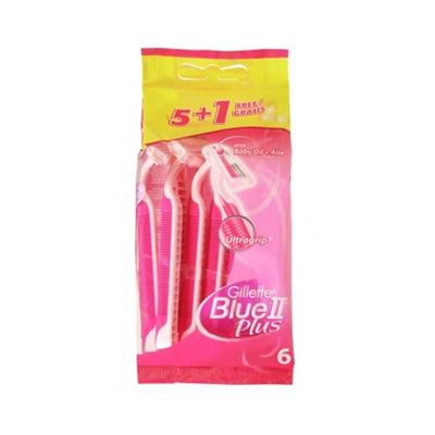 Gillette Blue II Plus  jednorázové women 5 + 1 kusov                            