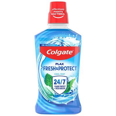 Colgate plax fresh&protect cool mint 500ml                                      