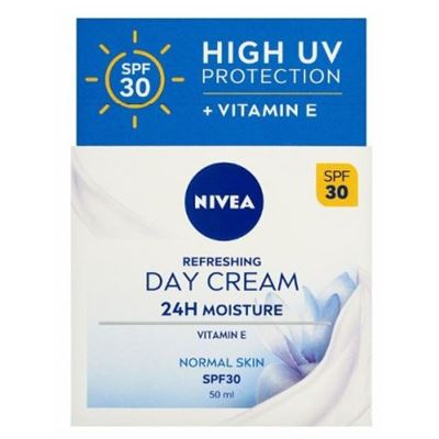 Nivea denný hydratačný krém SPF30 na normálnu pleť 50ml s vit.E                 