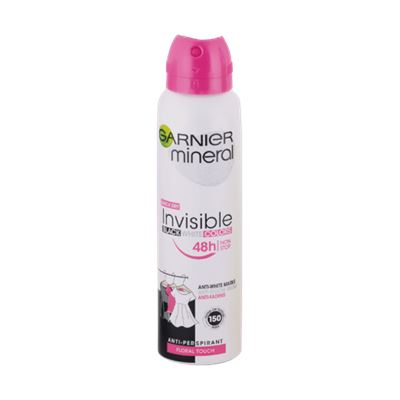 Garnier Mineral Minerálny antiperspirant v spreji Invisible, 150 ml             