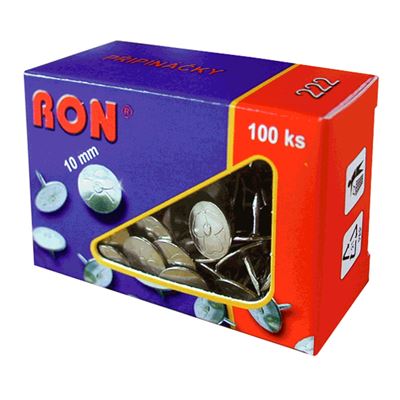 Pripinačky 10mm 100ks 222 Ron                                                   