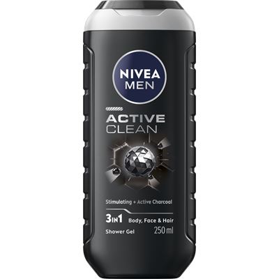 Nivea men sprchový gél active clean 250ml                                       