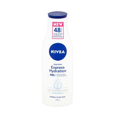 Nivea Body Lotion Express Dámske telové mlieko, 250 ml                          