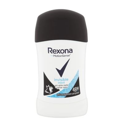 Rexona Dámsky tuhý antiperspirant MotionSense Invisible Aqua, 40ml              