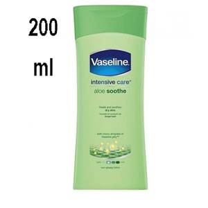 Vaseline Intensive Care Body Lotion - Aloe Soothe - soothes dry, chapped skin - 