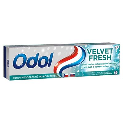 Odol Velvet Fresh zubná pasta s fluoridom 75ml                                  