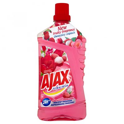 Ajax Floral Fiesta čistiaci prostriedok na všetky druhy podláh Tulip Lychee 1 l 