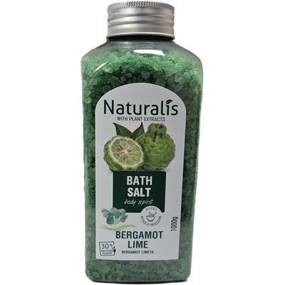 Naturalis kúpeľová soľ - Limetka a Bergamot 1000 g                              
