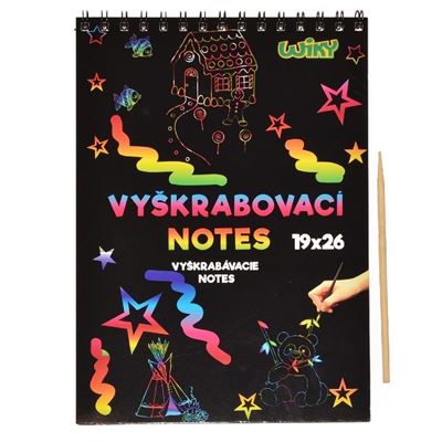 Vyškrabovací notes 10 listov                                                    