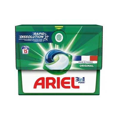 Ariel gélové kapsule na pranie 15ks Original                                    