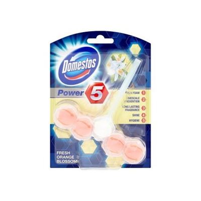 Domestos Power 5 fresh orange blossom - wc guličky pomarančový kvet 55g         