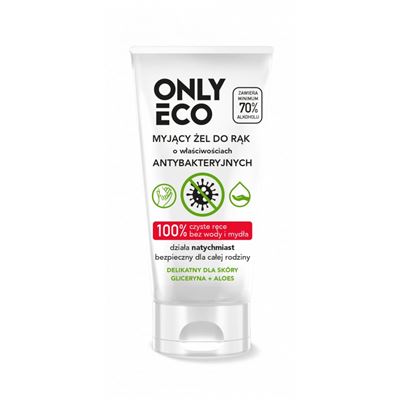 Only eco antibakteriálny gél na ruky 50 ml s glycerínom a aloe                  