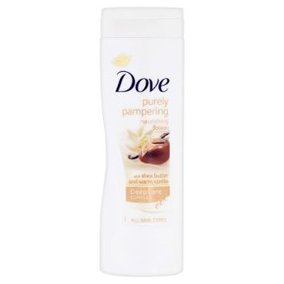 Dove Purely pampering telové mlieko 400 ml, shea butter, na suchú pleť          