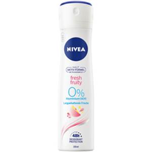 Nivea deodorant protection 48 h fresh fruity150 ml, 0% aluminium                