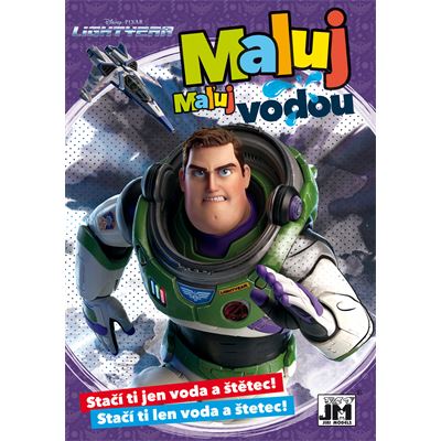 Omalovánky Maluj vodou! A5 Buzz Rakeťák 15x21cm                                 