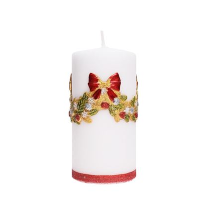 Sviečka valec  7*14cm 390g rôzne farby                                          