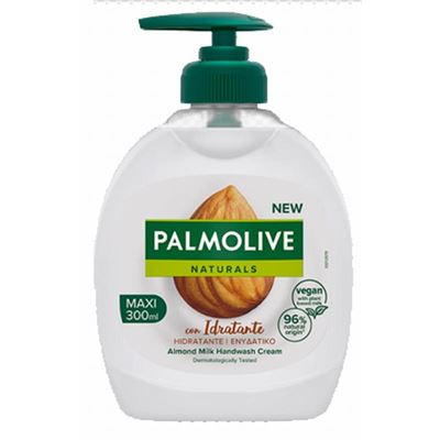 Palmolive Naturals Nourishing Almond Milk tekuté mydlo s dávkovačem 300 ml      