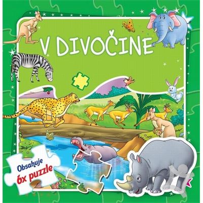 Kniha v divočine + 6x puzzle                                                    