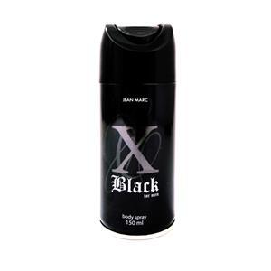 Jean Marc X black deodorant body spray pre mužov 150 ml                         